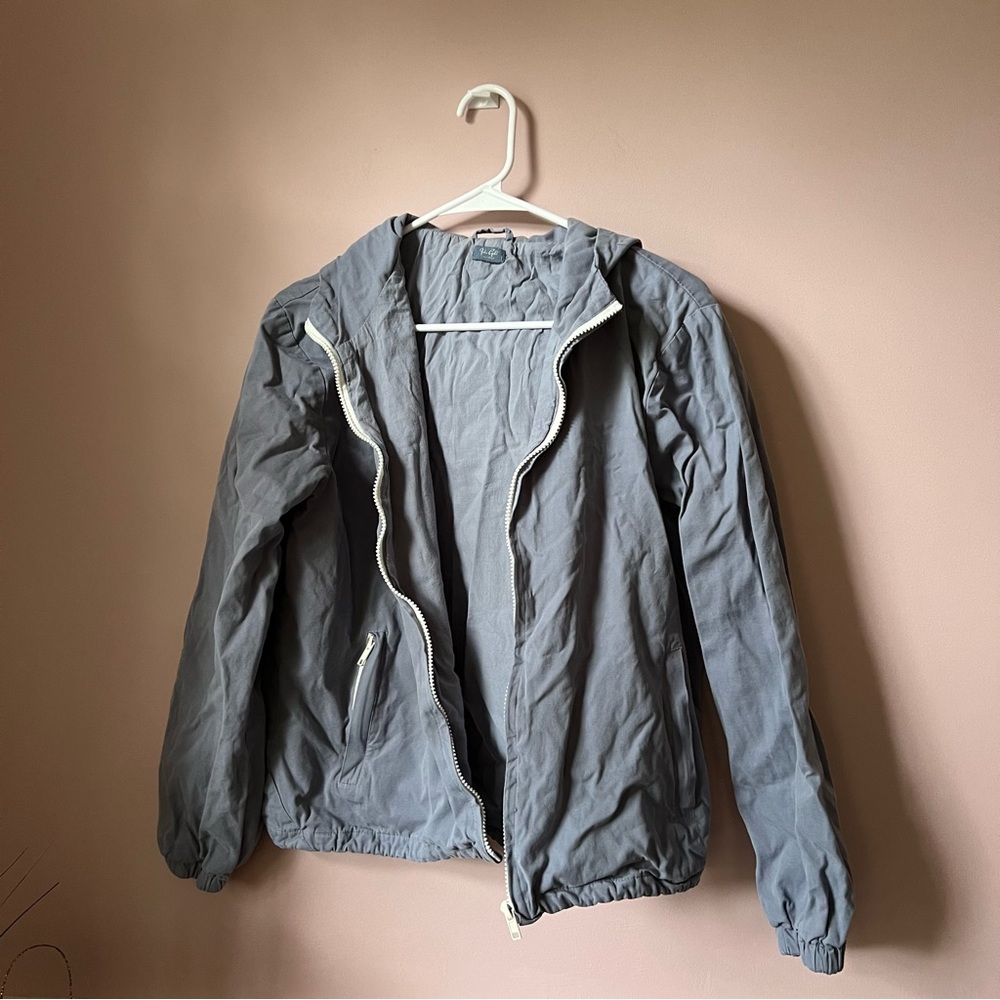 Brandy Melville Blue Windbreaker Jacket